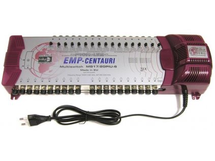 Multipřepínač EMP MS17-20PIU-6 - 4 družice + TV - 20 účastníků