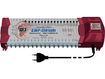 Multipřepínač EMP MS17-26PIU-6 - 4 družice + TV - 26 účastníků