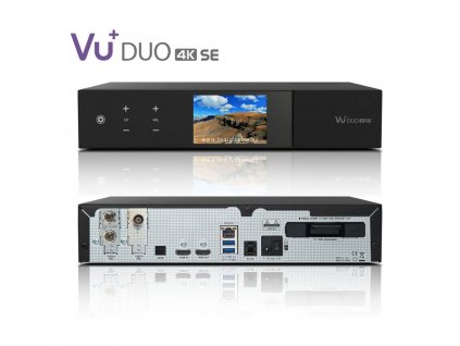 VU+ DUO 4K SE (1x dual FBC DVB-S2X + 1x dual DVB-T2 MTSIF)  + Konfigurace linuxového přijímače ZDARMA !