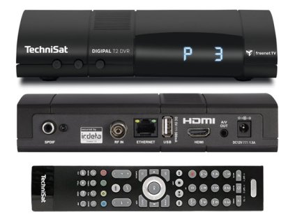 TechniSat DIGIPAL T2 DVR antracit - záruka 1 rok