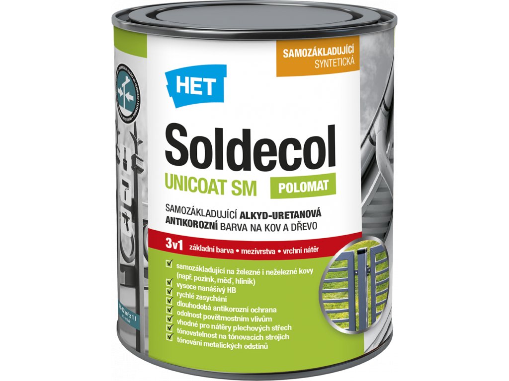 Soldecol Unicoat SM 0,6l 2022 nové logo