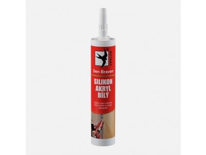 Den Braven silikon akrylový tmel 310g bílý