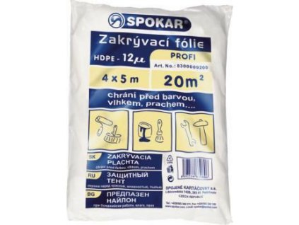 Zakrývací fólie HDPE 12my - Spokar