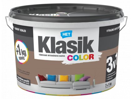 HET Klasik Color 0297 - hnědý nugátový