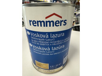 Remmers Vosková lazura 2,5 l bezbarvá - obal II. jakost