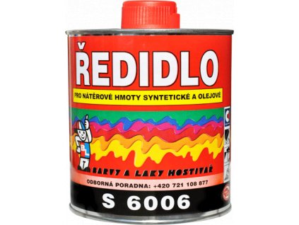 Barvy a laky Hostivař Ředidlo S6006 700ml