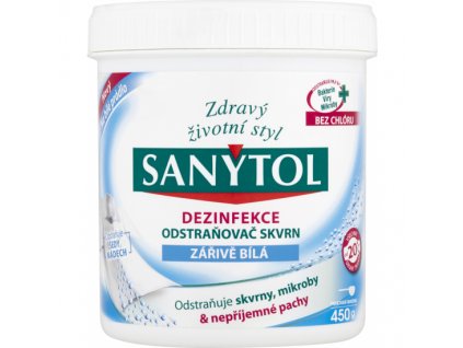 sanytol odstraňovač skvrn bílá