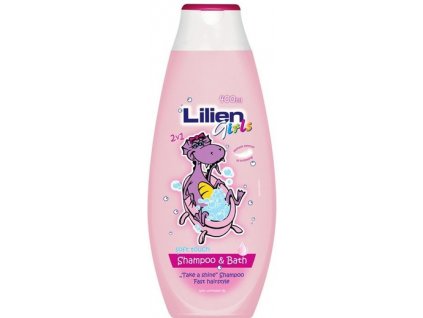 Lilien Girls šampon a pěna do koupele 2v1 pro dívky 400 ml