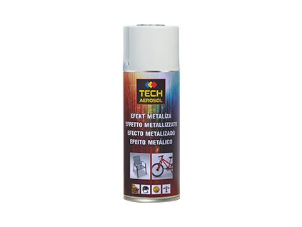 TECH AEROSOL Efekt metalíza černá 400 ml