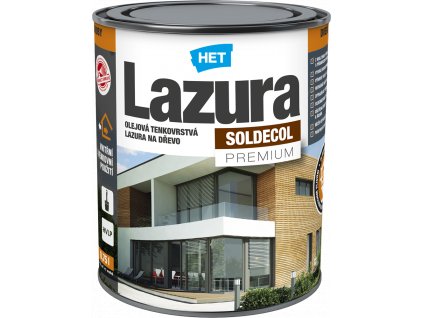 Soldecol Lazura Premium 0,75l nové logo