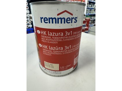 Remmers HK Lasur 3v1 2,5 l bílá - obal II. jakost