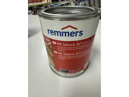 Remmers HK Lasur 3v1 0,75 l Eben - obal II. jakost