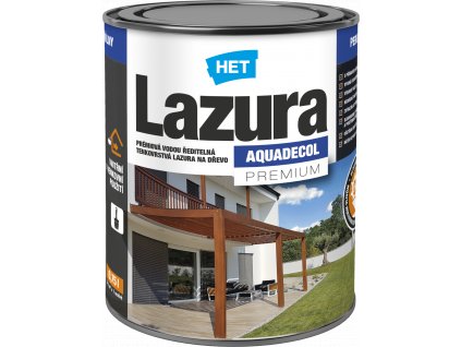 Aquadecol LAZURA PREMIUM 0,75 l nové logo