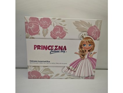 Dárková sada Princezna - sprchový gel 250 ml + lak na nehty + pěna do koupele 300 ml + jelení lůj princezna
