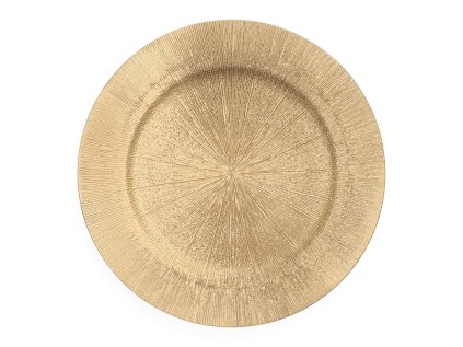 RAGGI Decorative plate golden 33 cm (1)