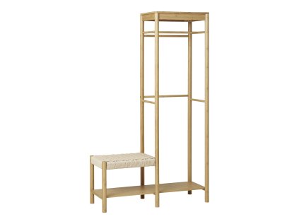 19311 7 predsinova sestava bambusova s lavici 36x95x165 cm ember
