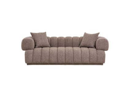 20079 1 hneda 3mistna pohovka se 2 polstari 226 cm aurora