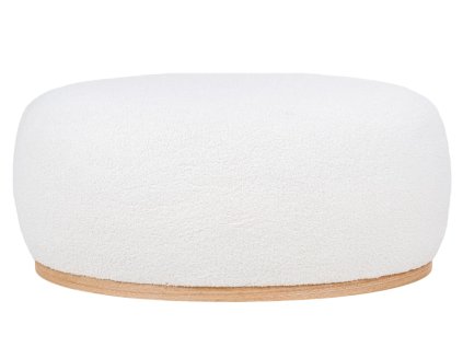 20205 puf z textilie boucle bily 88 5 cm manhattan