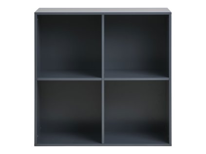 20388 nastenna knihovna tmave seda 69x69 cm horne