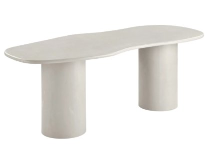 20673 1 jidelni stul cementovy sedy 96x200 cm maranola