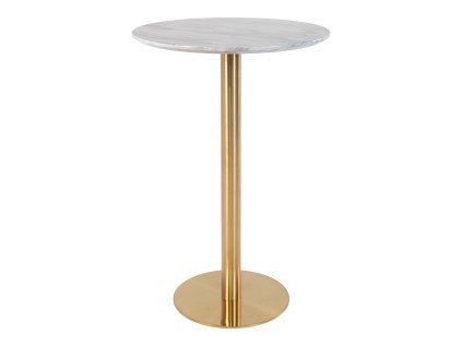 20703 20703 20703 20703 borzano bar table barovy stul deska s mramorovym vzhledem podnoz s mosaznym vzhledem 70x105 cm
