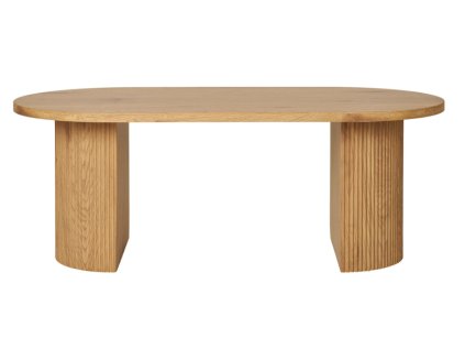 Jídelní stůl, přírodní, tmavě hnědý, 100x210, Boavista