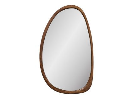 20835 nastenne zrcadlo imitace dreva hnedy ram 38 5x64 5 cm luxon