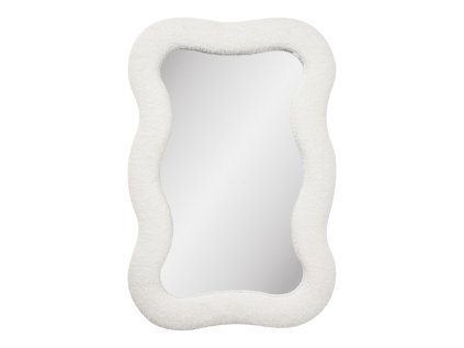 20841 obdelnikove zrcadlo nastenne bile boucle 80x54 cm bosaro