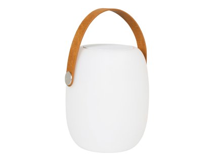 LED bílá lampa s časovačem/s reproduktorem, přenosné, 21 cm, Cardiff