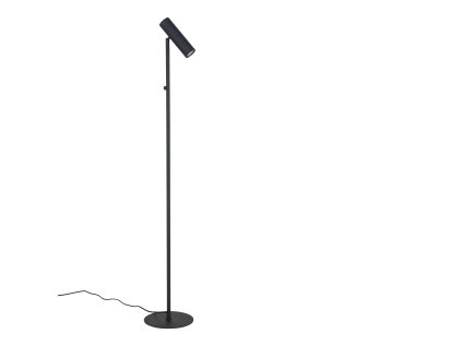 Stojací lampa, zlatá/černá, ocel, 150 cm, Paris (Barva zlatá)