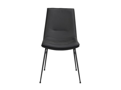 120255 a Lowell chair black leather