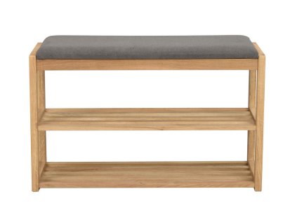103821 a Confetti shoerack bench oak darkgrey
