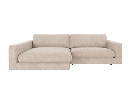 122036 b sb A Duncan sofa 3 seater with chaise longue L light grey fabric Robin 01 (c3)