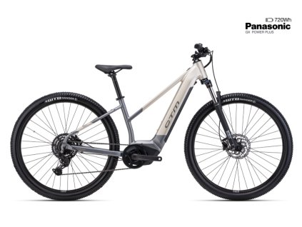 Dámsky elektrobicykel CTM ROXXY GX - lesklá sivá / matná zlatosivá 2025