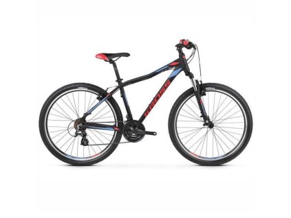 Bicykel Kross LEA 2.0 matná čierna/malinová/fialová