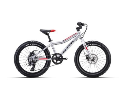 Bicykel CTM Jerry 3.0 strieborná / červená
