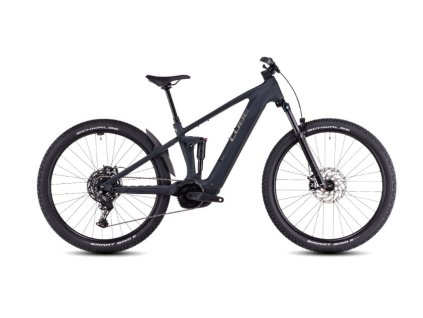 Elektrobicykel CUBE Stereo Hybrid ONE22 PRO  800 night´n´chrome