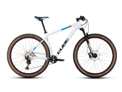Bicykel CUBE Reaction C:62 Pro white´n´blue´n´red 2023