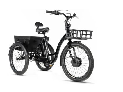 Elektrobicykel trojkolka Leader Fox  LOVELO,  2025 17,4 Ah / 626 Wh čierna