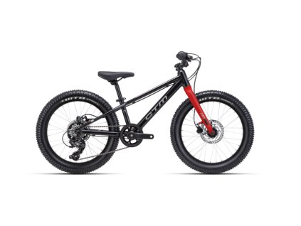 Detský bicykel CTM Jerry 3.0 matná čierna / červená 2025
