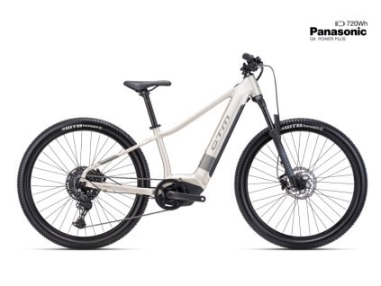 Dámsky elektrobicykel CTM Ruby GX PRO 27,5 matná zlatosivá / šedá 2025