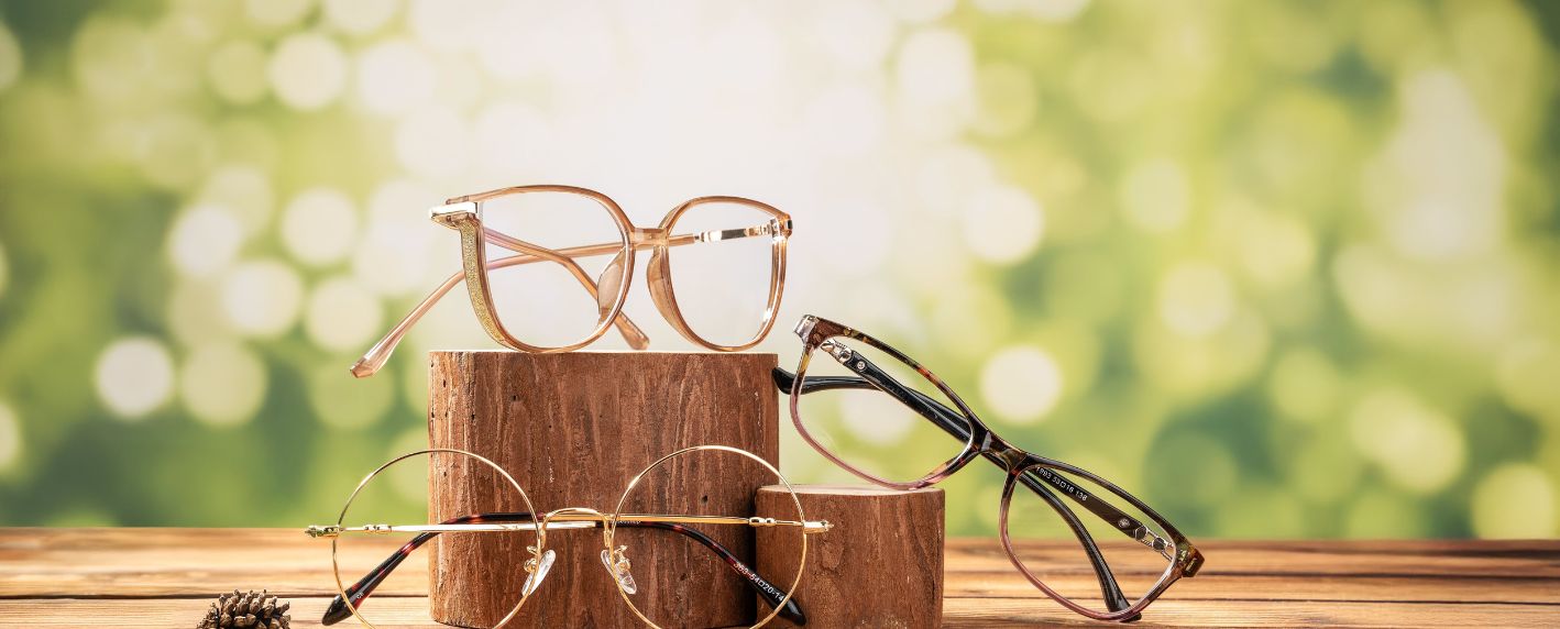 dioptrické brýle vystavené