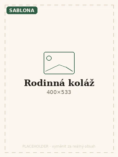 Šablona: rodinná koláž