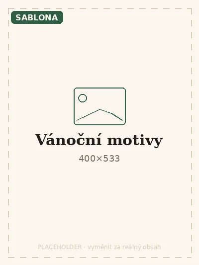 Šablona: vánoční motivy