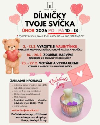 Jupííí, obnovili jsme dílničky ❤️ Leden utekl jako voda a od února otevíráme brány naší dílny. Témata na únor: ❤️ 2. -...