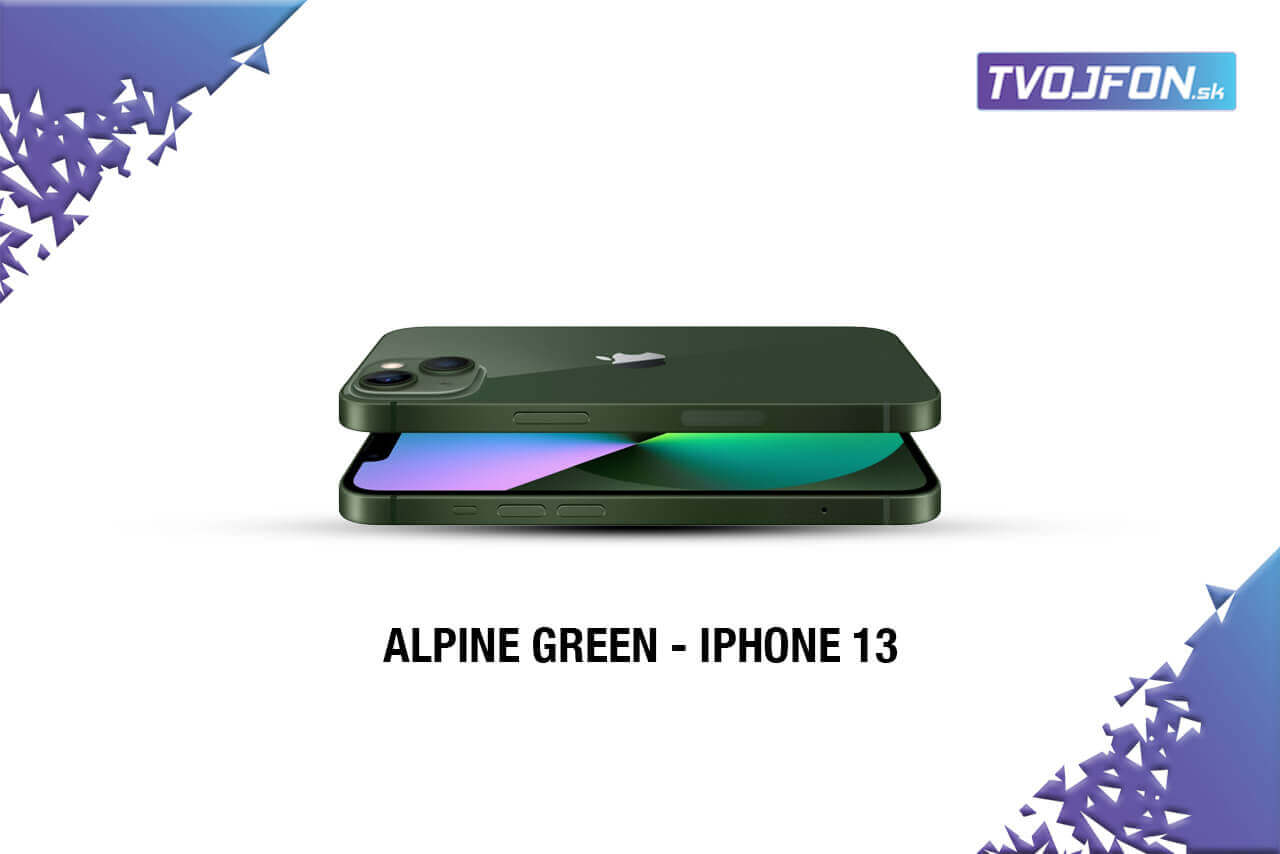 Apple predstavil novú farbu „Alpine Green“ pre sériu iPhone 13!