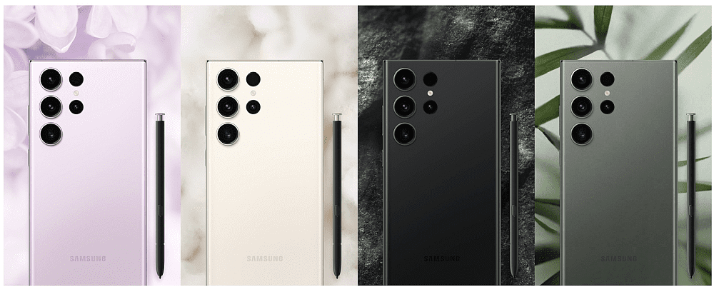 Samsung Galaxy S23 Ultra farebné prevedenia