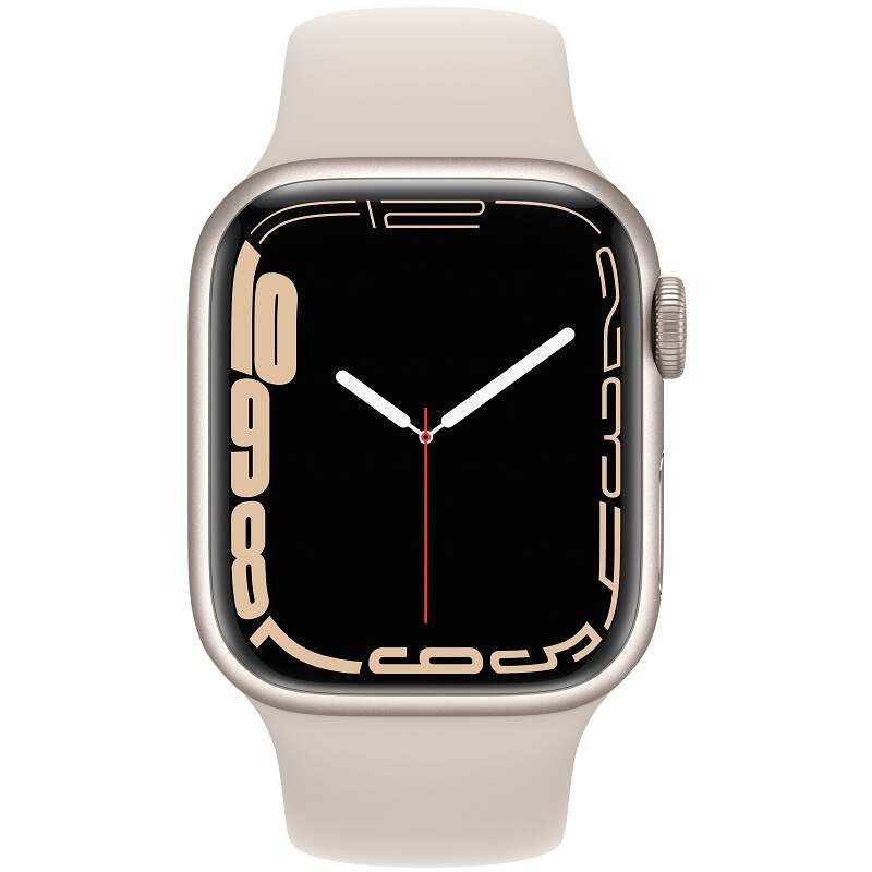 Apple Watch 7 GPS 41mm |Hviezdne biely hliník