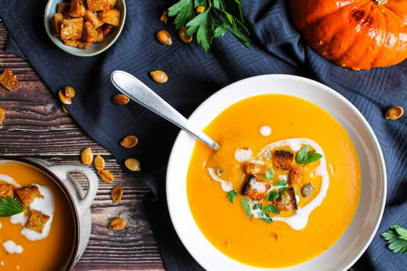 Hokkaidová polievka.