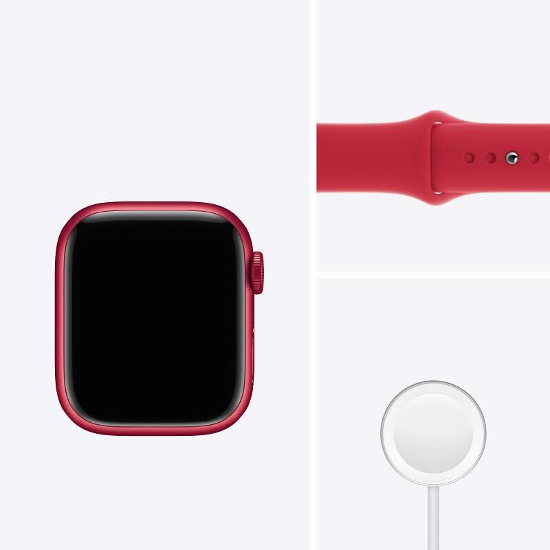 Apple Watch 7 GPS 41mm | Červený hliník - RED Aluminium - balenie